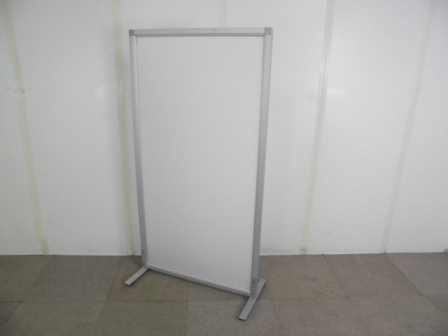 脚付パーテーション/ホワイト/【中古】/ホワイト