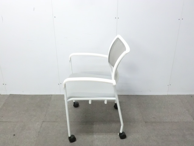 カートチェア / ライトグレー / 【中古】 スタックタイプ