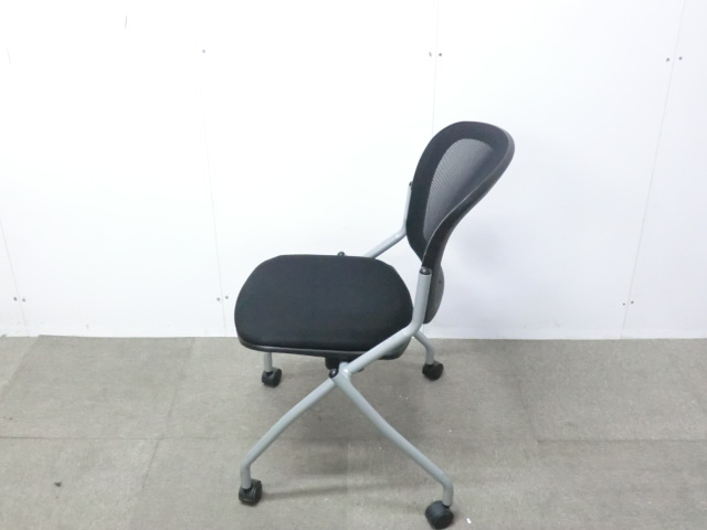 カートチェア / ブラック / 【中古】 メッシュバック