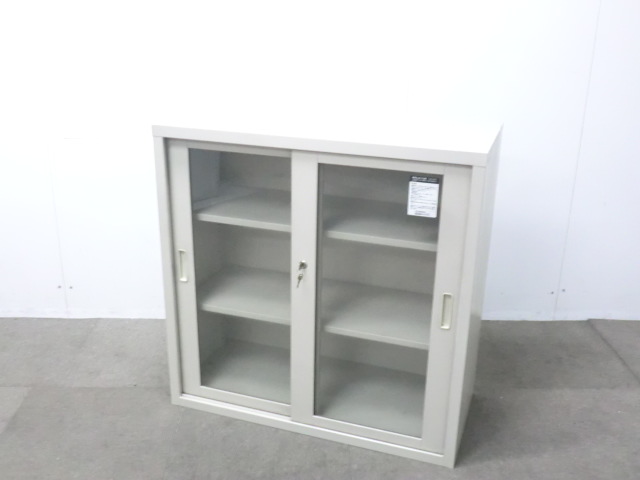 コクヨ / ニューグレー / 【中古】 引違い書庫