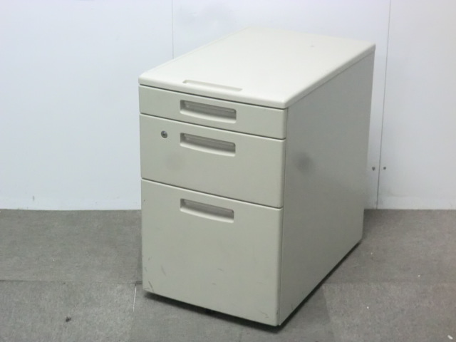 コクヨ / BS / ニューグレー / 【中古】 3段ワゴン