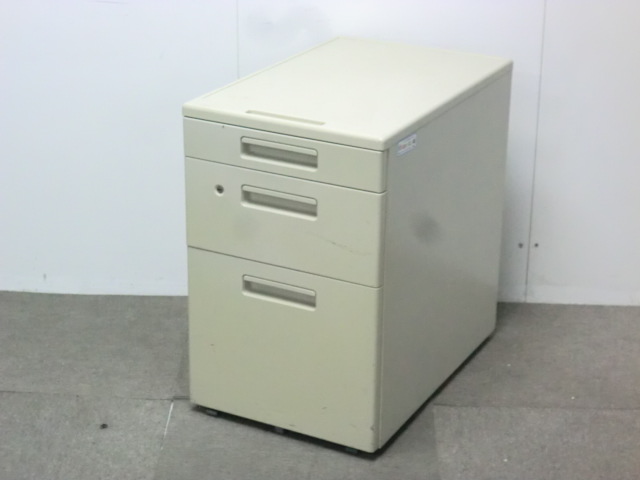 コクヨ /旧BS / ニューグレー / 【中古】 3段ワゴン