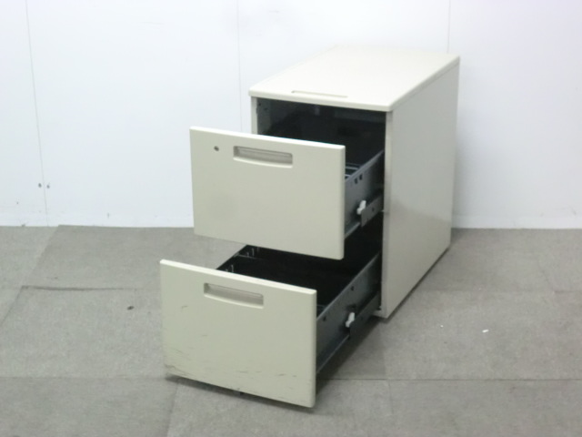 コクヨ / BS / ニューグレー / 【中古】 2段ワゴン