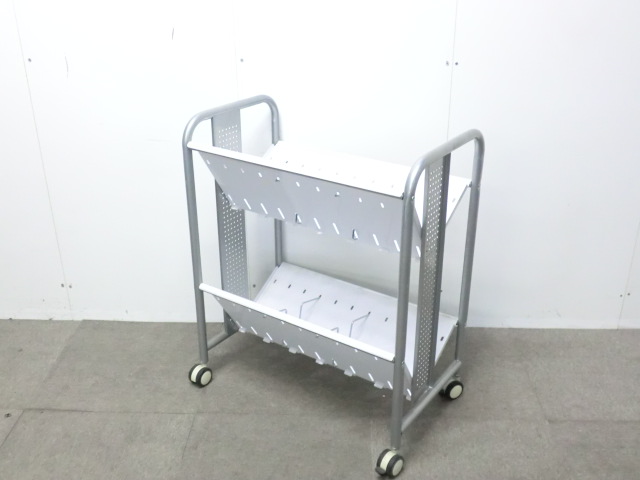 カタログスタンド / ホワイト / 【中古】