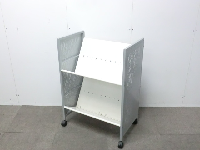カタログスタンド / ホワイト / 【中古】