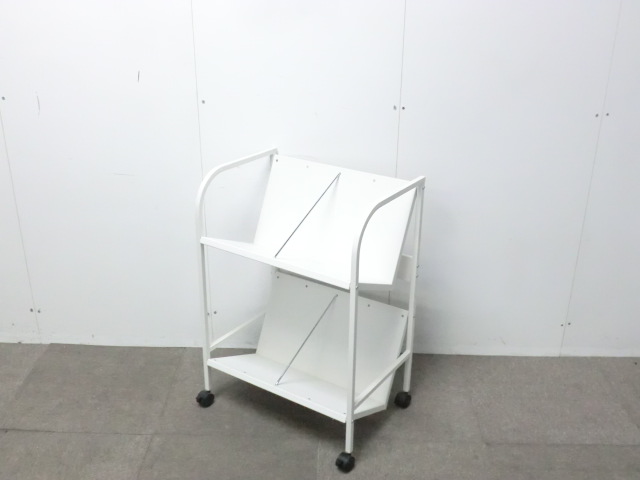 カタログスタンド / ホワイト / 【中古】