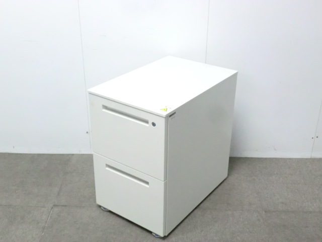 イトーキ/ CZ-R / ホワイト / 【中古】 2段ワゴン