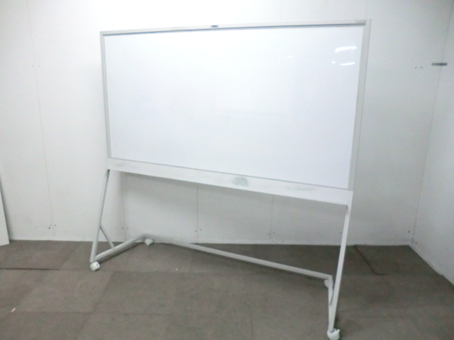ホワイトボード/キャスター付き/【中古】/