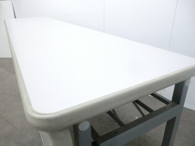 ITO/ニューグレー/【中古】折り畳みテーブル / 幕板付き