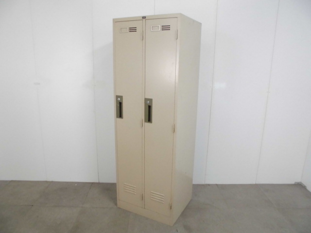 ウチダ/2人用ロッカー/ニューグレー/【中古】