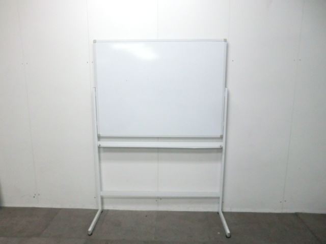 片面ホワイトボード / ホワイト / 【中古】
