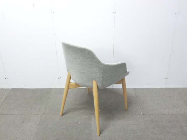 相合家具/ケイク2/ライトグレー/【中古】ミーティングチェア