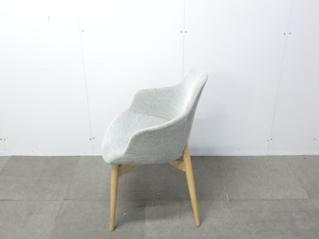 相合家具/ケイク2/ライトグレー/【中古】ミーティングチェア