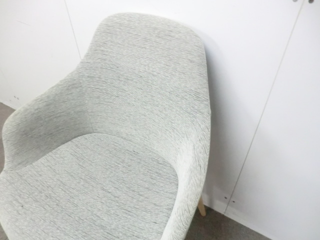 相合家具/ケイク2/ライトグレー/【中古】ミーティングチェア