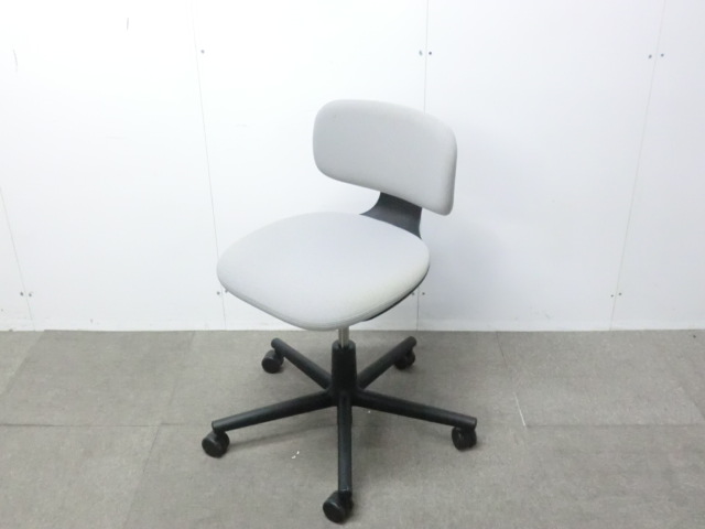 Vitra/ルーキー/ライトグレー/【中古】OAチェア肘無し