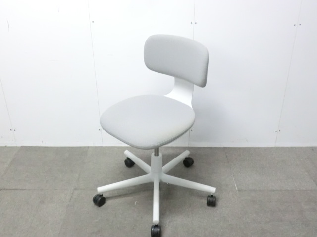 Vitra/ルーキー/ライトグレー/【中古】OAチェア肘無し