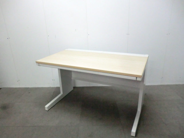 ウチダ / 木目調 【中古】 平デスク