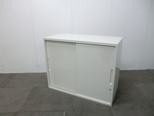 プラス / ホワイト 【新古品】 引違いキャビネット