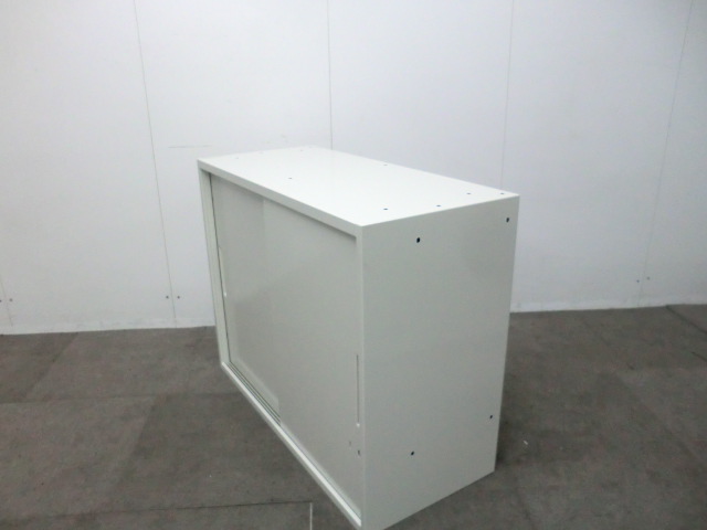 プラス / ホワイト 【新古品】 引違いキャビネット