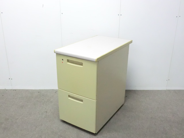 コクヨ/ニューグレー/脇机2段/【中古】