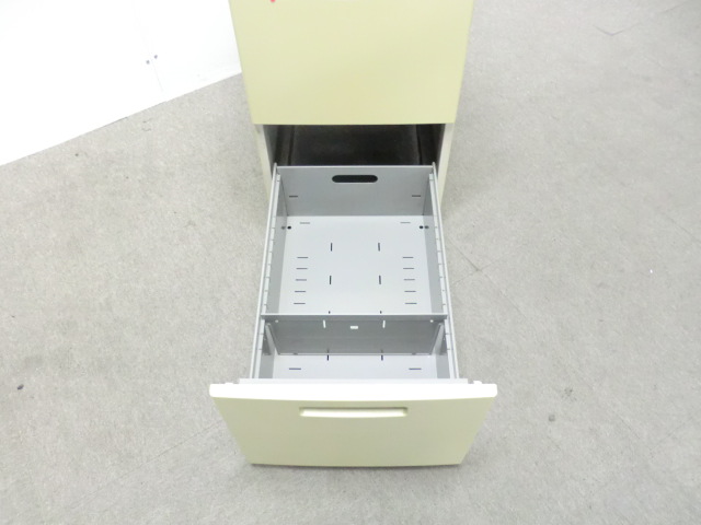 コクヨ/ニューグレー/脇机2段/【中古】