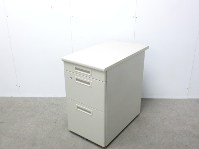 コクヨ/ニューグレー/脇机3段/【中古)】/