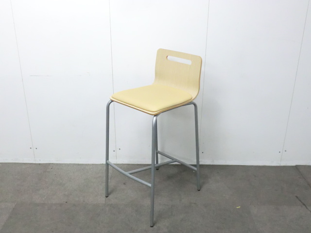 カウンターチェア / 木目調 / 【中古】