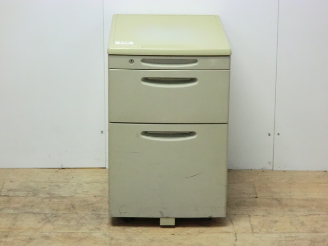 オカムラ/ニューグレー/3段ワゴン/【中古】/