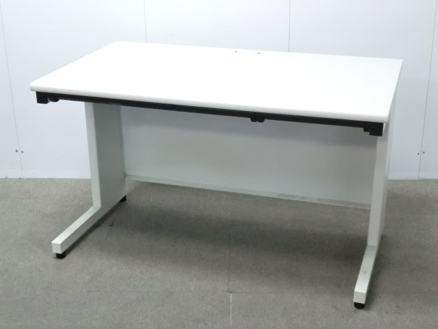 【新品】 プラス フラットライン 平デスク ホワイト