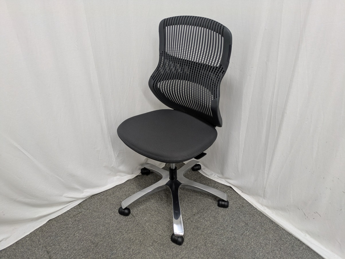Knoll / グレー / 【中古】 / OAチェア肘無