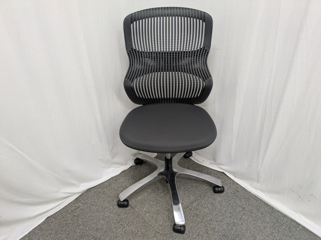 Knoll / グレー / 【中古】 / OAチェア肘無