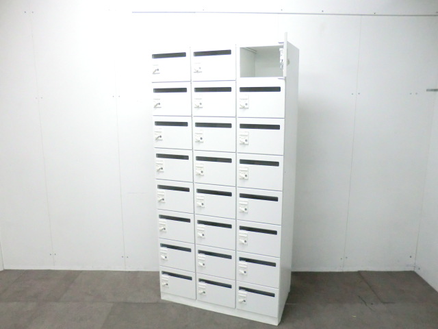 コクヨ/ ホワイト / 【中古】 24人用ダイヤル式ロッカー