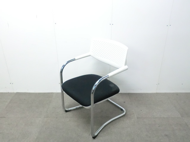 スタッキングチェア / ブラック / 【中古】