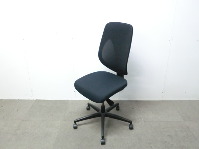 ジロフレックス/353/ブラック/【中古】 ＯＡチェア肘無し