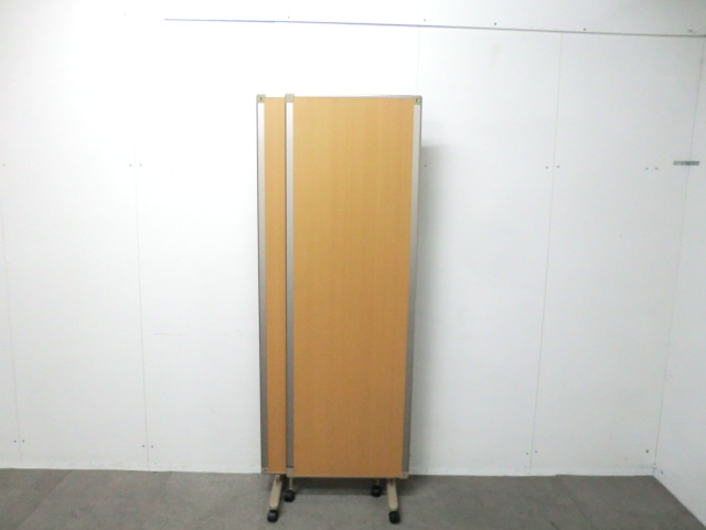 コクヨ / 木目調 / 【中古】 3連衝立
