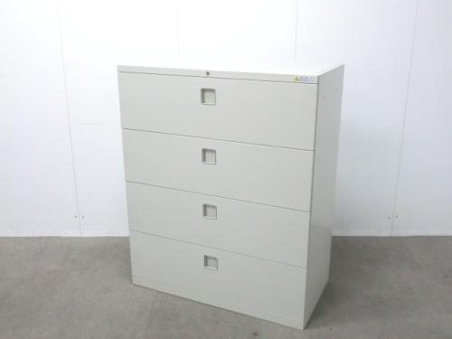 オカムラ / レクトライン / ニューグレー【中古】4段ラテ