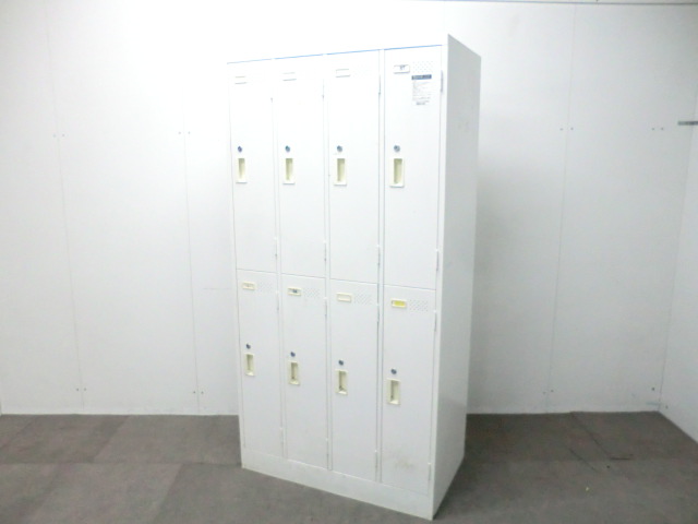 コクヨ / ホワイト / 【中古】 8人用ロッカー