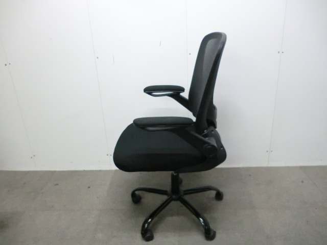 OAチェア肘有 【中古】 ブラック