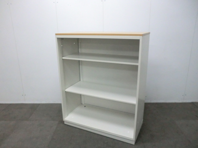 イトーキ / ホワイト 【中古】 オープンキャビネット