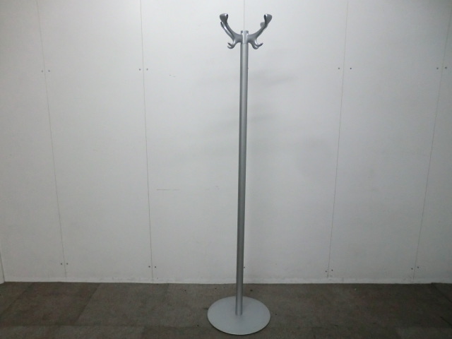 オカムラ / シルバー 【中古】 ポールハンガー