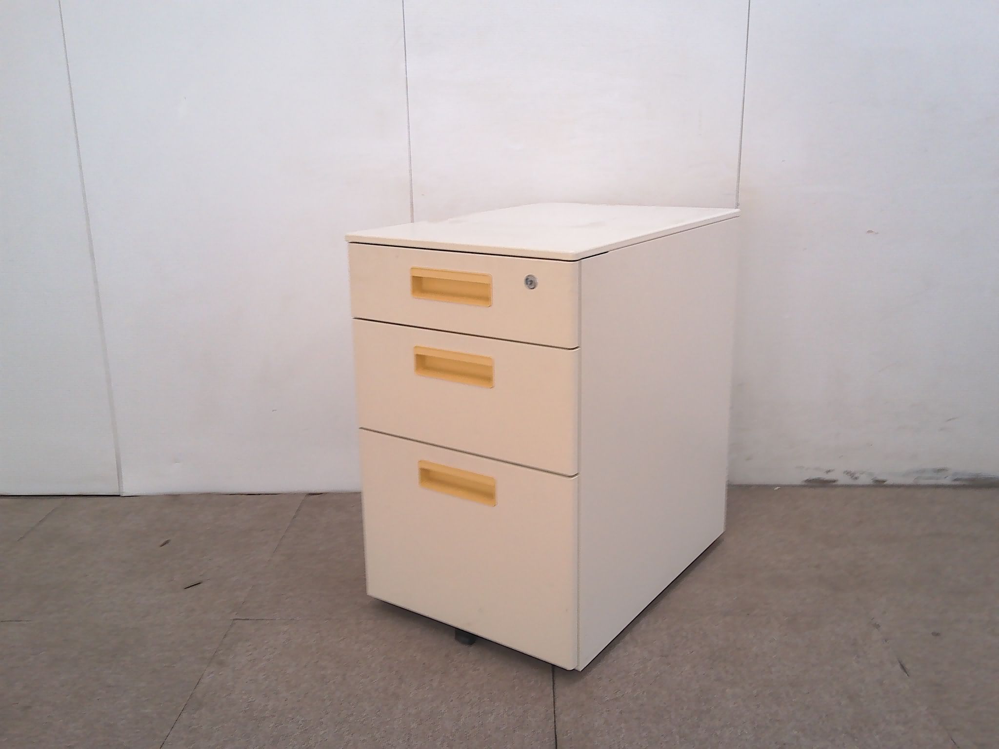 ホワイト/3段ワゴン/【中古】