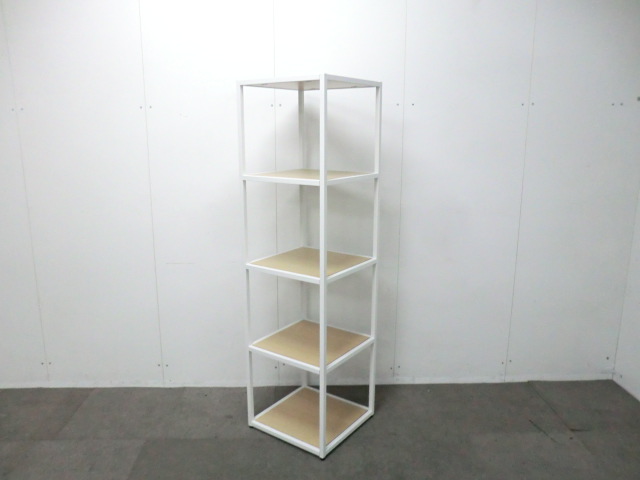 ラック / 木目調 / 【中古】 天地5段