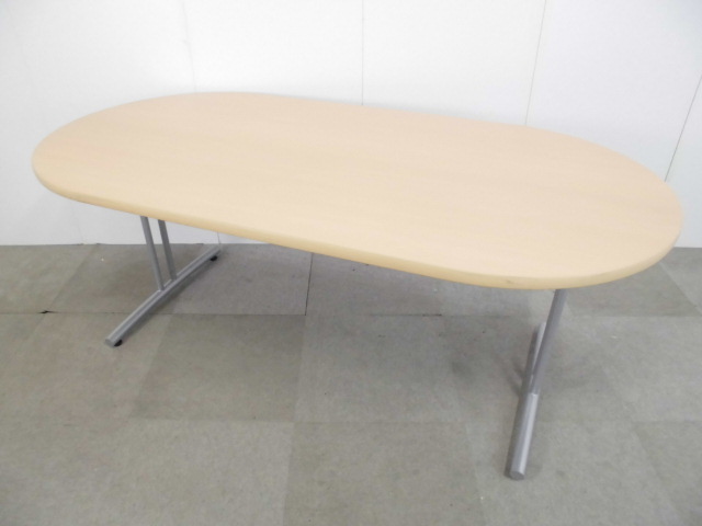 会議テーブル/木目/【中古】