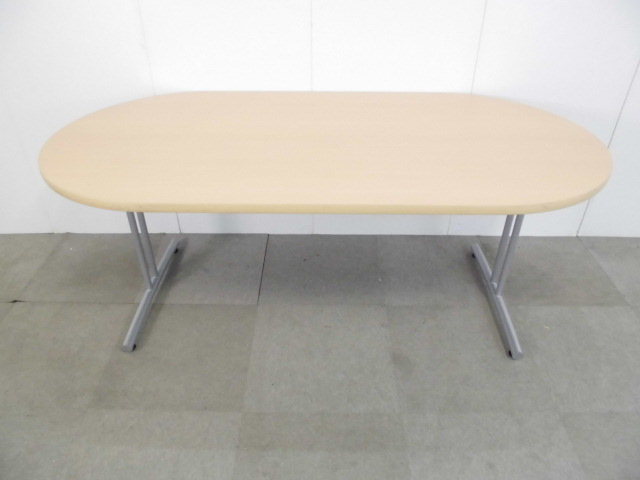 会議テーブル/木目/【中古】