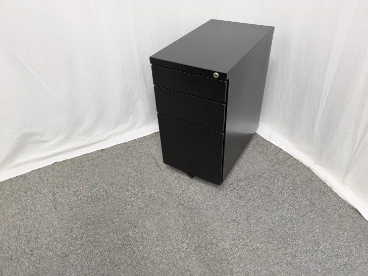 ワゴン3段 / ブラック / 【中古】