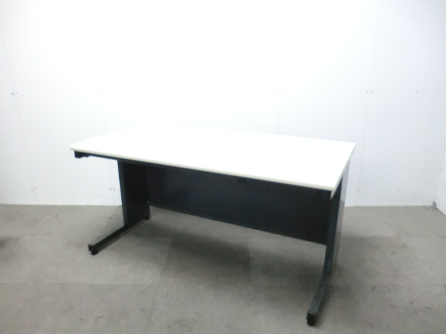 プラス/フラットライン / ブラック / 【中古】 平デスク