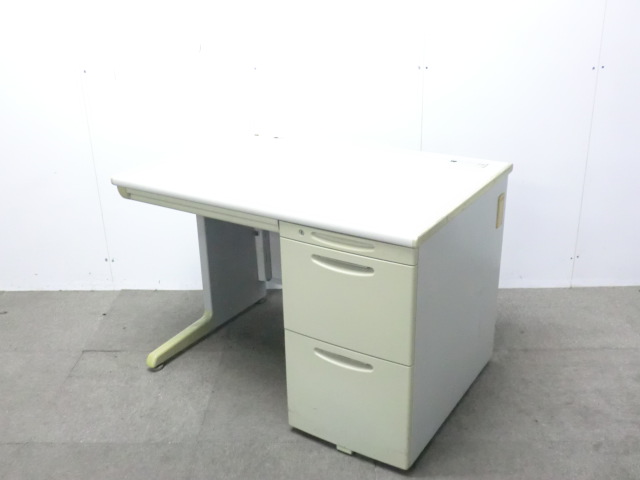 オカムラ/ SD / ニューグレー / 【中古】 片袖デスク