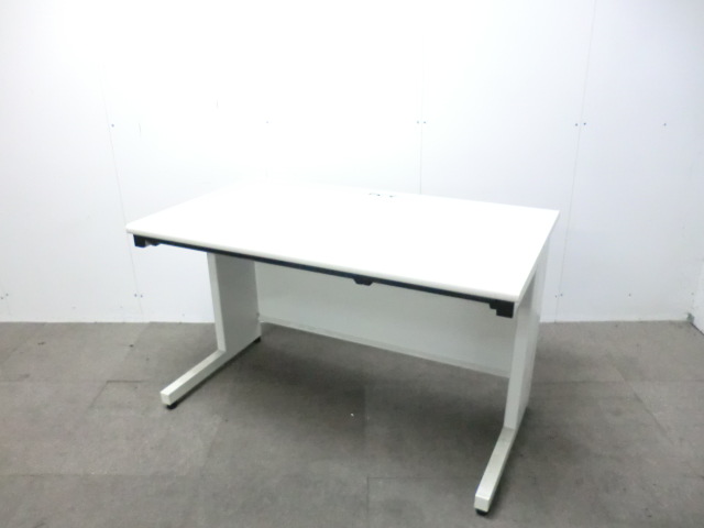 プラス/フラットライン / ホワイト / 【中古】 平デスク