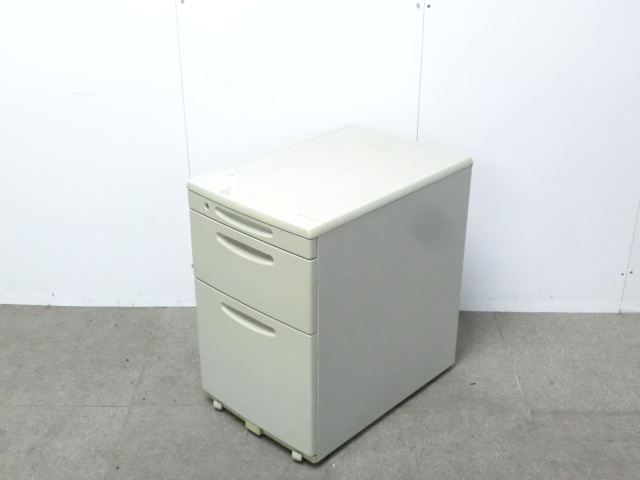 オカムラ/ SD / ニューグレー / 【中古】 ３段ワゴン