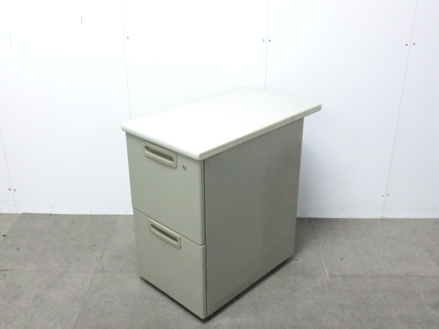 プラス / LA / ニューグレー / 【中古】 2段脇机